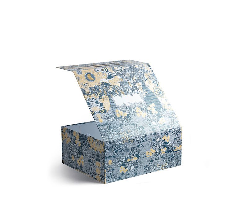 Custom Printed Paper Gift Bag with Handle – Floral Pattern Design - Image 5