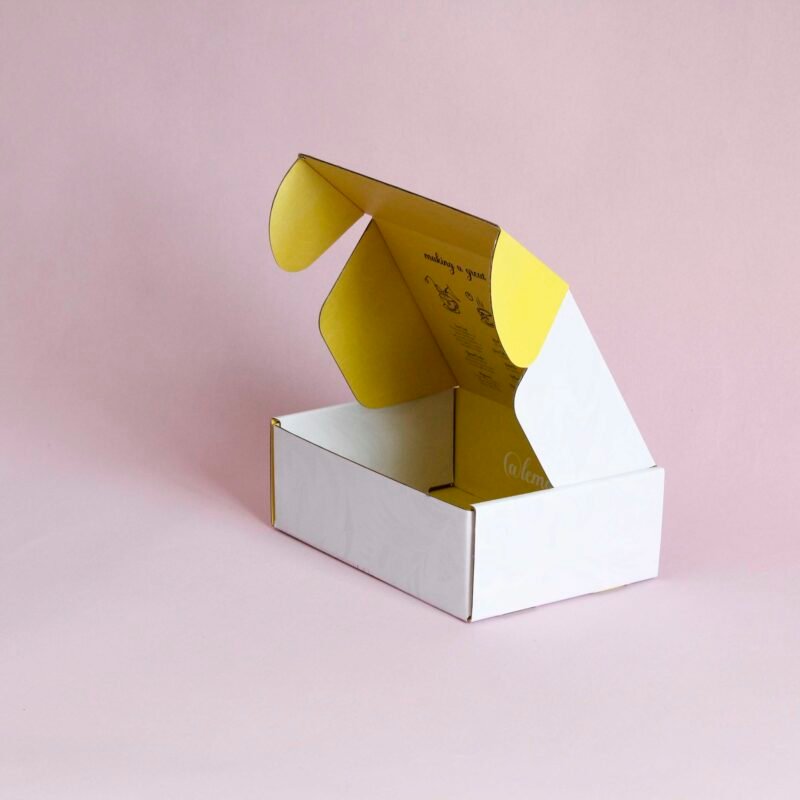 Custom Double Sided Printed Corrugated Mailer Box Folding Shipping Carton for Tea Food Retail Packaging Box