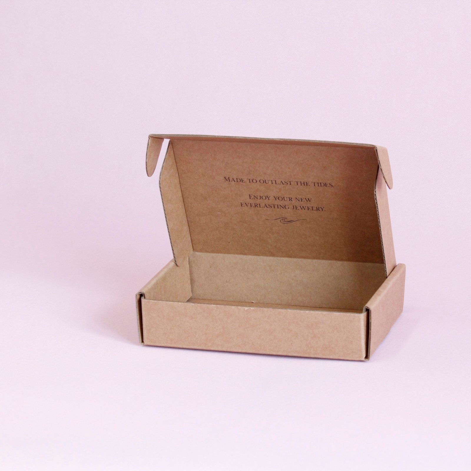 Custom Logo Recyclable Brown Kraft Corrugated Mailer Box Folding Carton Jewelry Shipping Packaging Paper Box