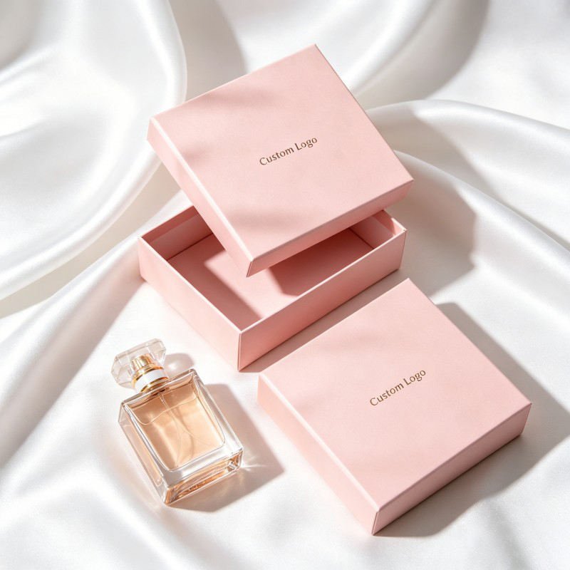 Wholesale 30ml 50ml Perfume Bottle Rigid Box Perfume pink Paper Box Customized Luxury Perfume Lid and Base Package - Image 4