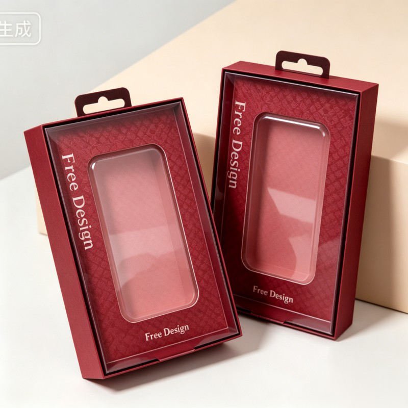 Wholesale Consumer Phone case Rigid Box  Hook High Quality Home Appliance Boxes Mobile Phone Accessories Boxes