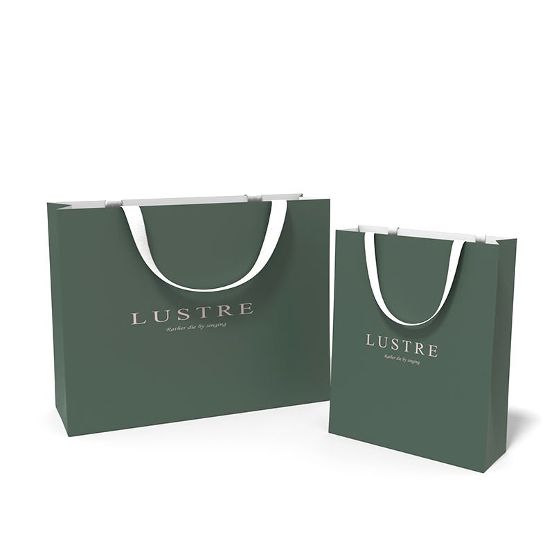 Custom Logo Printing Paper Bag for Clothing Custom Logo Reusable Shopping Bags Dress Garment Paper Gift Bag - Image 4