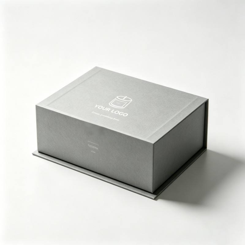 Magnetic Closure Gift Box Packaging Custom logo Flip-top Rigid Box Candle Aromatherapy Set Packaging with Custom Foam Insert - Image 5
