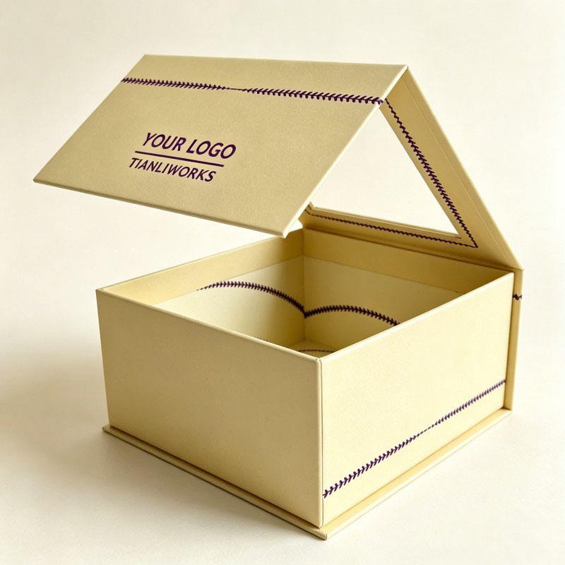 High End Brand Rigid Gift Box Customized logo Magnetic T-shirt Paper Box Eco Friendly Cardboard Clothing Box with Window - Image 5