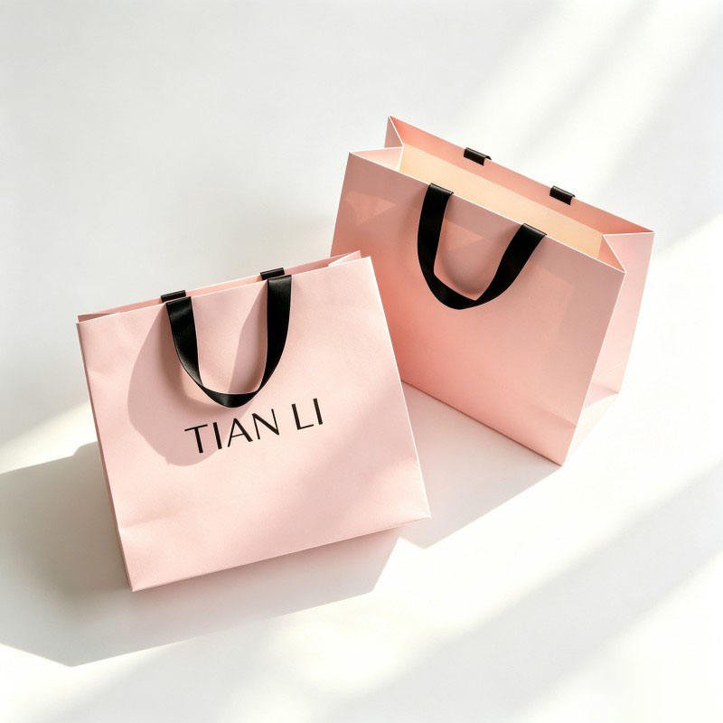 Wholesale Gift Paper Box Shopping Paper Bag Takeaway Shopping Bags Customized Candles Photo Frame Bag - Image 4