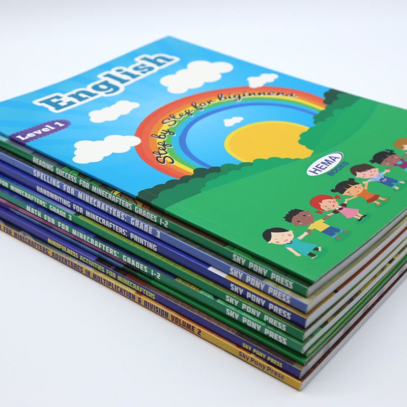 Professional Customized Book Printing School Textbook Printing Services