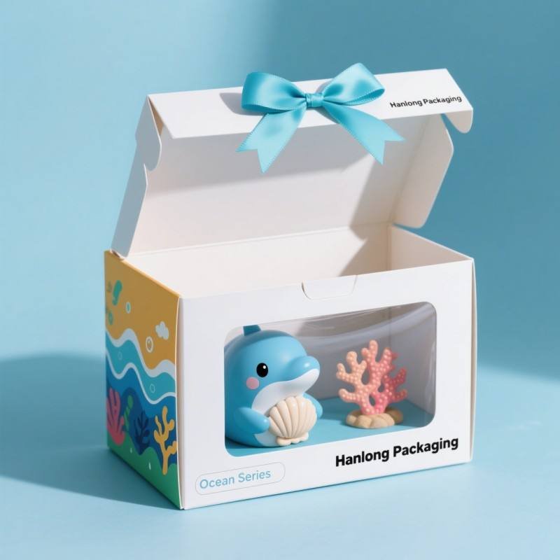 Customized Recyclable Children's Squeezing Character Display Box Plush Toy Gift Box Foldable Corrugated Paper Gift Package Box - Image 5