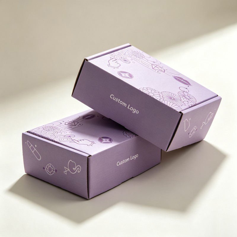 Wholesale Airplane Mailer Box Custom Printed logo Skin Care Facial Cream Package Face Mask Cosmetic Packaging Box Shipping Box - Image 5