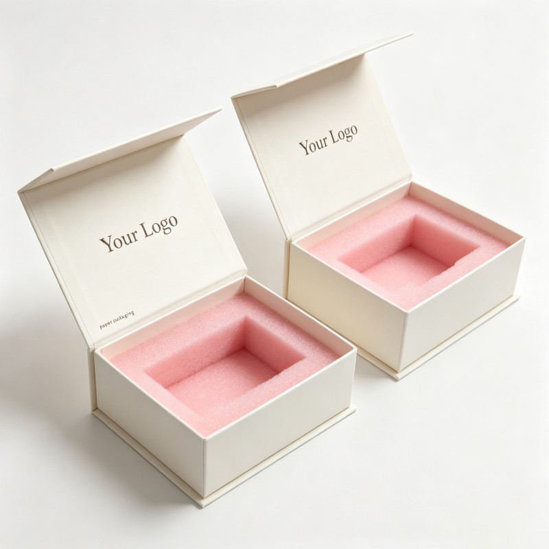 Wholesale High-quality Luxury Packaging Box  with Foam Hard Magnetic Gift Box Candles Crafts Boxes Customized