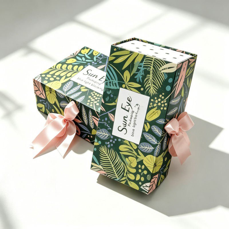 Wholesale Rigid Gift Box with Magnetic Closure Jewelry Necklace Watches Hard Box with Silk Ribbon Foldable Gifts Box
