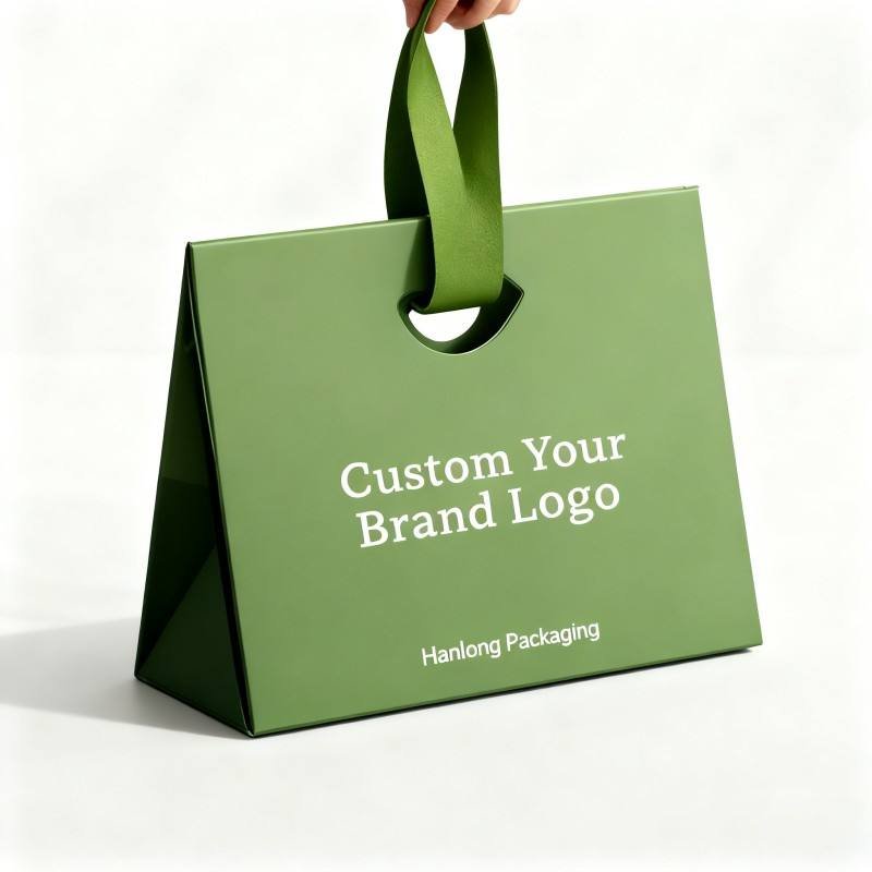 Customized Gift Paper Bag with Handle Digital Printing Foldable Gift Paper Bag Biodegradable Paper Bag for Gift - Image 3