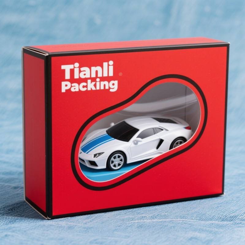 Customized Cheap Foil logo Corrugated Paper Box Environmentally Friendly Printing Toy Car Packaging Soy Ink Toy Doll Gift Box