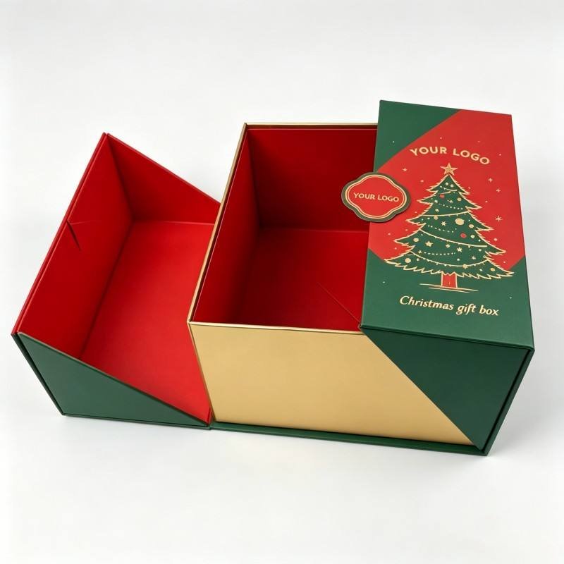 Customized Logo Luxury Packaging Box for Perfume Wholesale Cosmetics Gift Box Soy Ink Hot Stamping Christmas Gift Box - Image 5