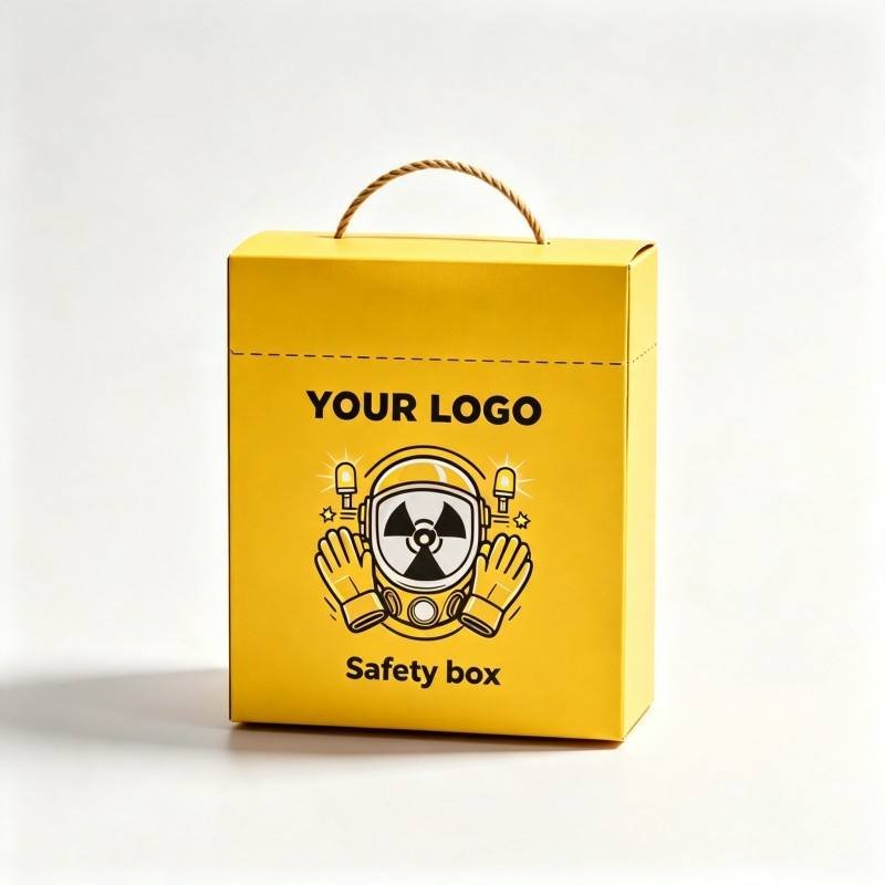 5L Medical Safety Box with Matte Lamination Customizable Cardboard Paper for Industrial Use Featuring Recycled Materials - Image 4