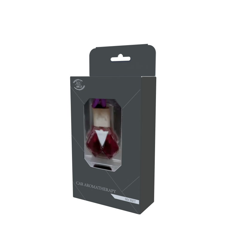 Wholesale Soy Ink Aroma Diffuser Paper Box Biodegradable Car Fragrance Packaging Box Customize Car Diffuser Paper Box