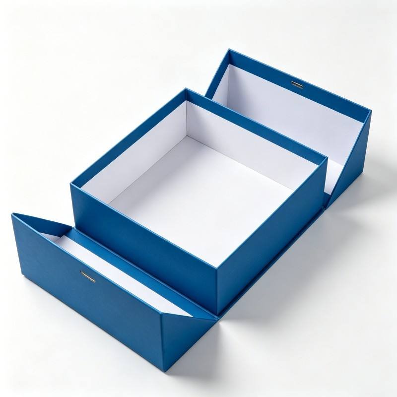 Customized Logo Christmas Packaging With Logo High Quality Christmas Packaging Box Soy Ink Hot Stamping Christmas Gift Box - Image 4