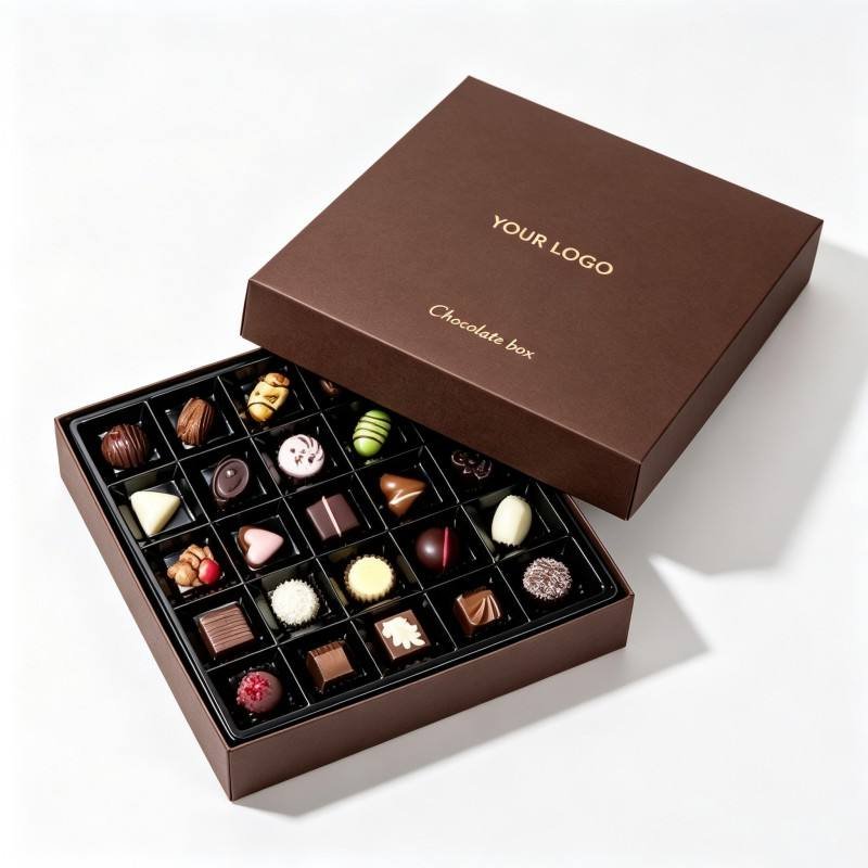Wholesale Custom 24-Day Chocolate Advent Calendar Box Luxury Chocolate Truffle Box Small Chocolate Gift Set - Image 5