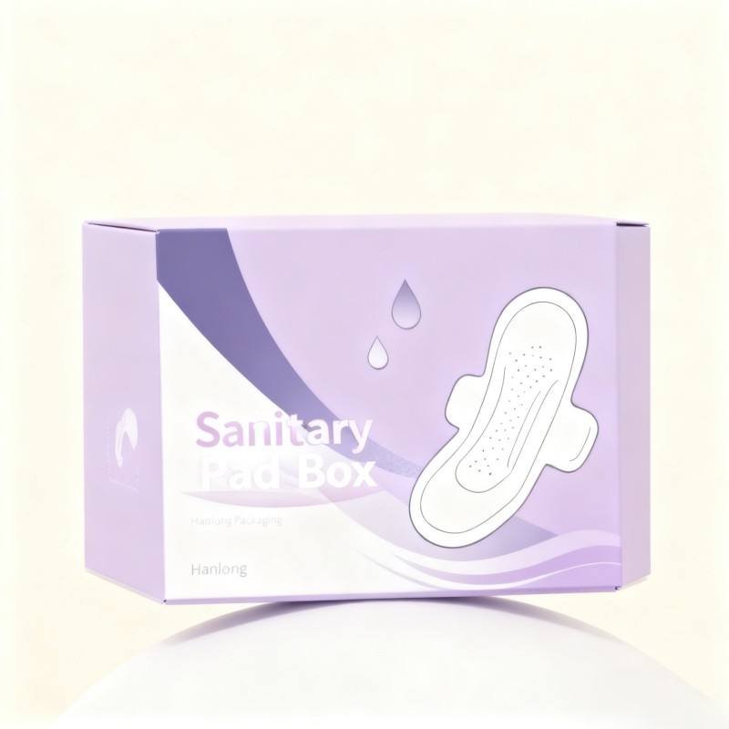 Wholesale Personal Care Box Packaging High Quality Nursing Gel Tampon Packaging Box Soy Ink Paper Box for Sanitary Pad Tampon - Image 3