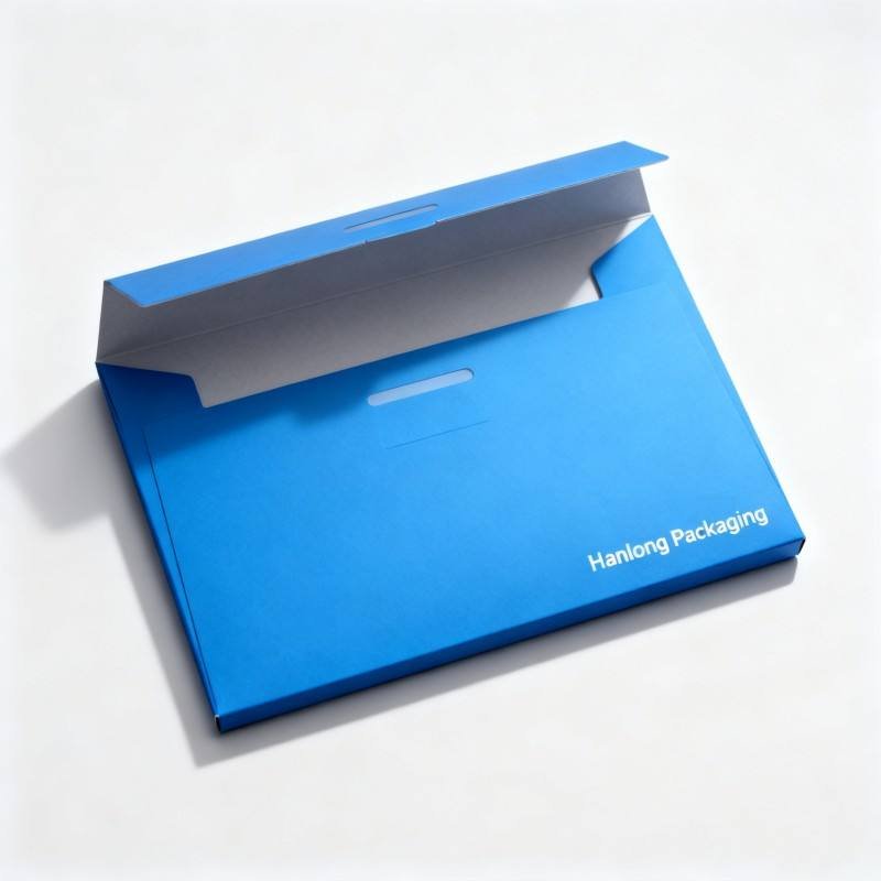 Customized Brand logo Envelope Paper Box Recyclable Printing Envelope Card Packaging Box Foldable Eco Friendly Gift Paper Box