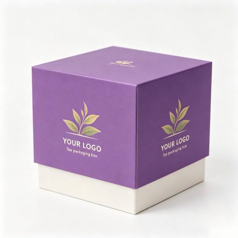 High Premium Cardboard Round Paper Tube Eco-friendly OEM Rigid Luxury Tea Gift Box  Paper Cardboard Gift Box