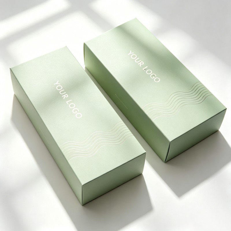 Customized logo Cardboard Gift Box Embossed 2-piece Set Clothing Underwear Paper Box Recyclable Sock Packaging Box - Image 5