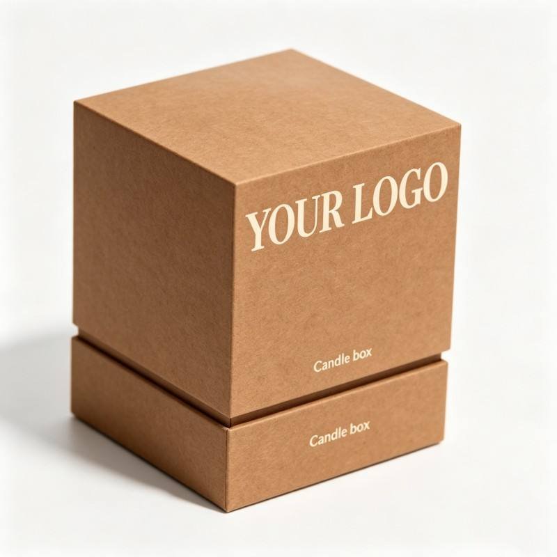 wholesale Luxury Rigid Cardboard Candle Paper box high quality Tea Jar Packaging Boxes Soy Ink candle packaging box