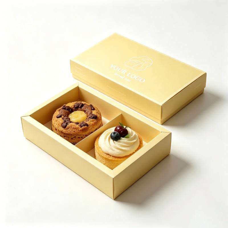 Wholesale Soy Ink Food Grade Donuts to Go Packing Box High Quality Takeaway Donut Paper Box Matt Lamination Cake Packaging Box