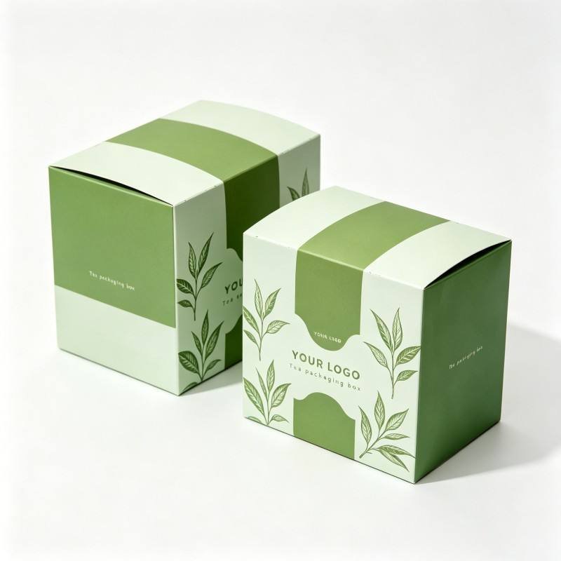 Eco-friendly OEM Kraft tea Package Box Recyclable Foldable Cardboard Packaging for Tea Bag Retail Sale - Image 4