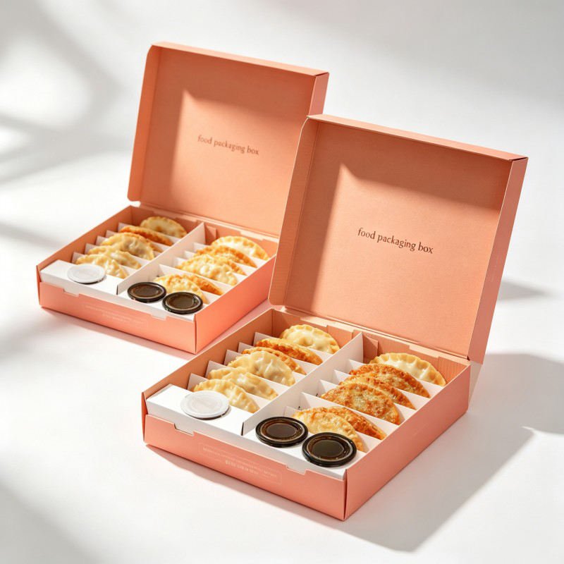 Wholesale Takeout Sushi Box Chicken Roll Boxes with Dipping Sauce Cups Dumpling Food Containers Seasonings Condiments Box
