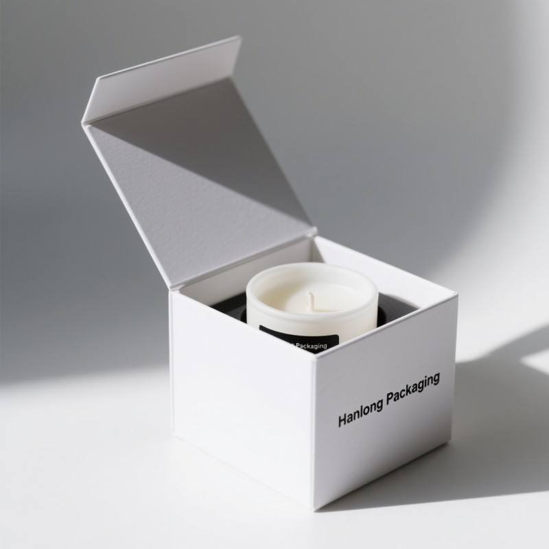 Biodegradable Foldable Shipping Paper Box Digital Printing Candle Gift Box Customized Candle Jars Gift Paper Packaging Box