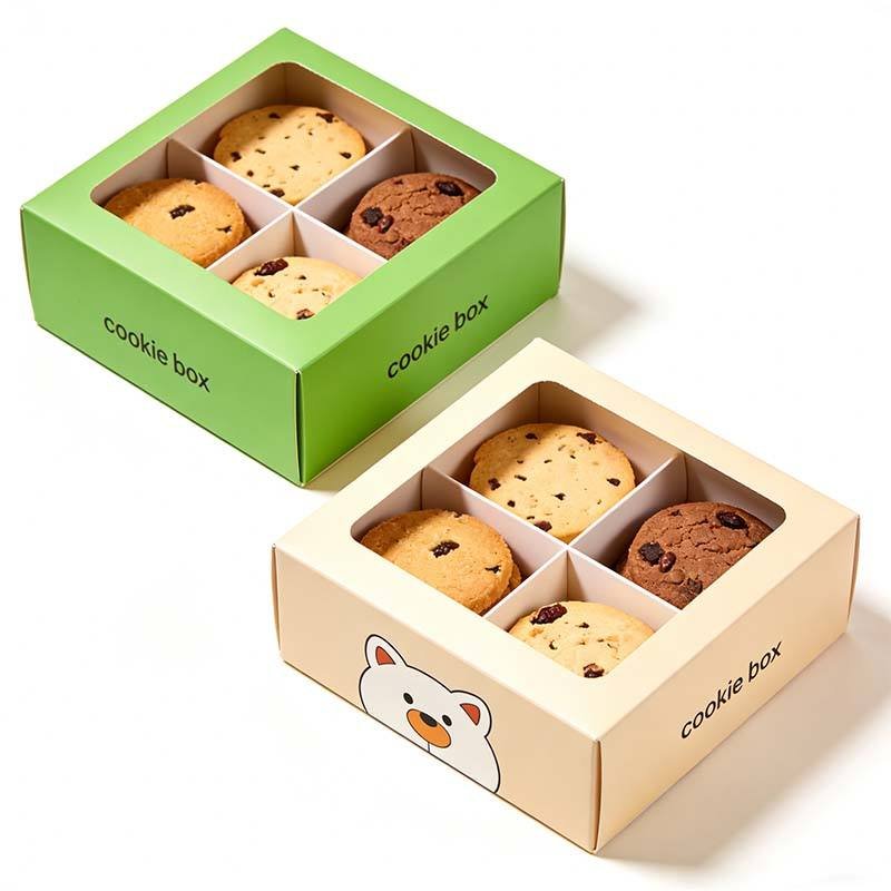 Wholesale Cookies Box with Logo Recyclable Biodegradable Cookie Packaging Box Digital Printing High Quality Custom Cookie Box - Image 4
