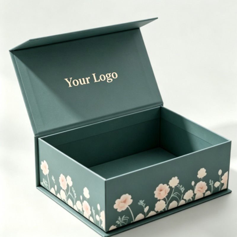 Wholesale Magnetic Gift Box for Garments  Hard Magnetic Flip Cover Box for Dress Shoes Package Customized Underwear Clothes Box