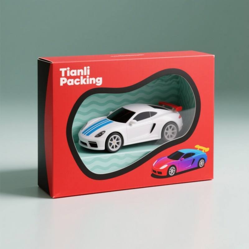 Customized Cheap Foil logo Corrugated Paper Box Environmentally Friendly Printing Toy Car Packaging Soy Ink Toy Doll Gift Box - Image 5