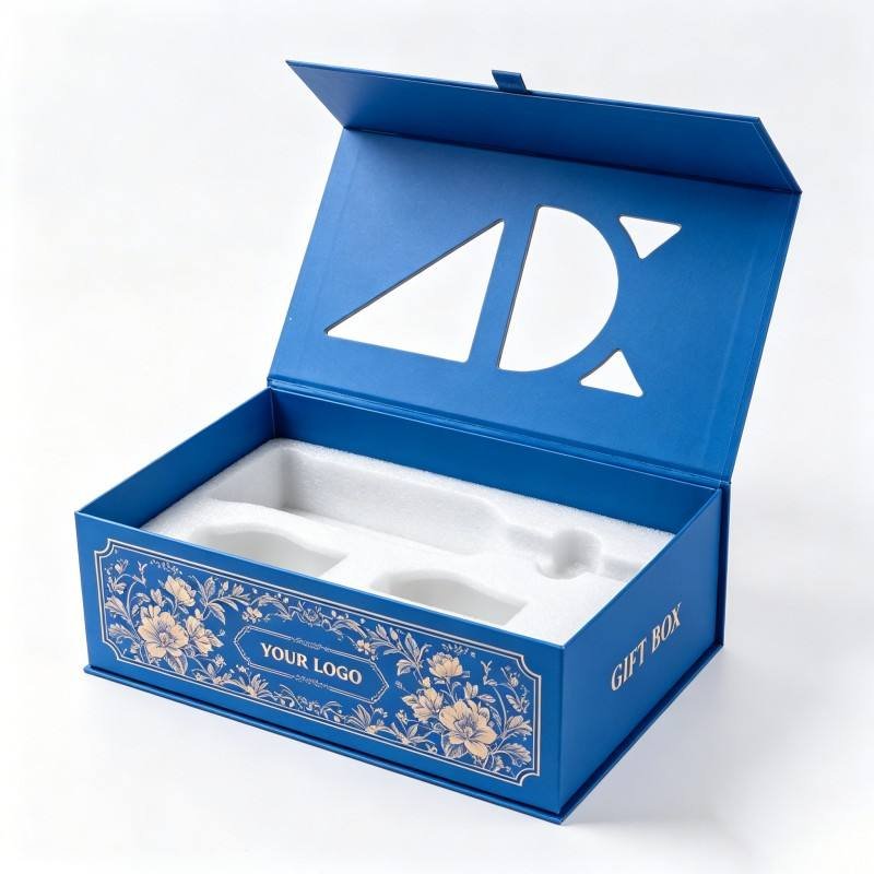 Wholesale Custom Logo Wine Rigid Packaging Box Digital Printing Wine Champagne Magnetic Box Matt Lamination Wine Gift Box - Image 5