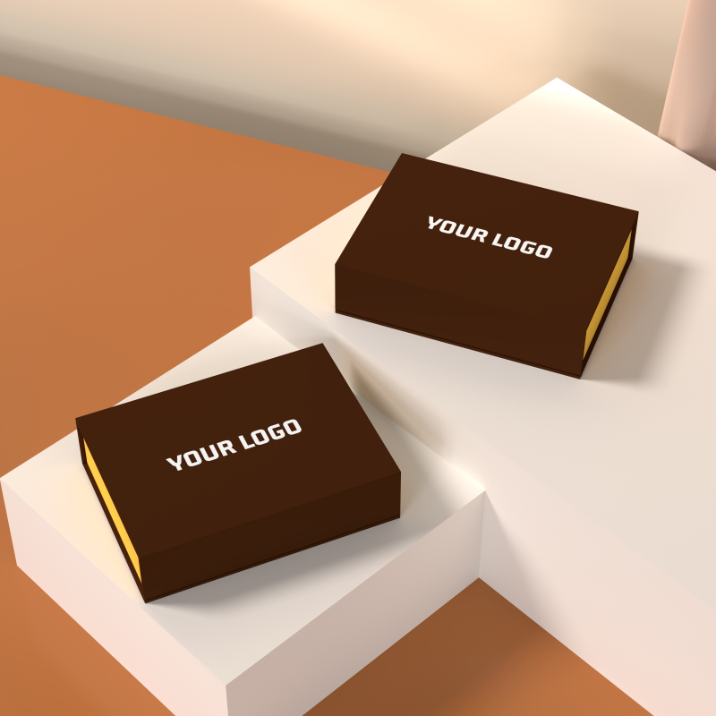 Custom Luxury Fashion Logo Print Flip Rigid Box Men Leather Belt Watch and Wallet Set Packing With Magnetic for Gift - Image 4