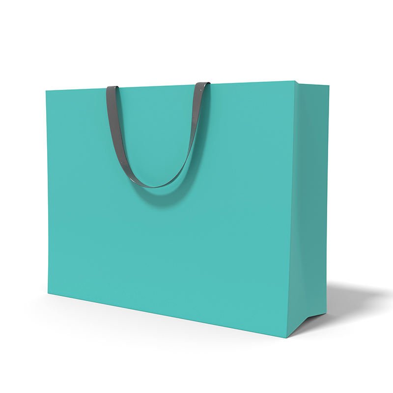Custom Logo Printing Matte Grey White Pink Red Color Paper Bag Food Paper Bag With Ribbon Handle Sweet Cake Packaging Bag - Image 5