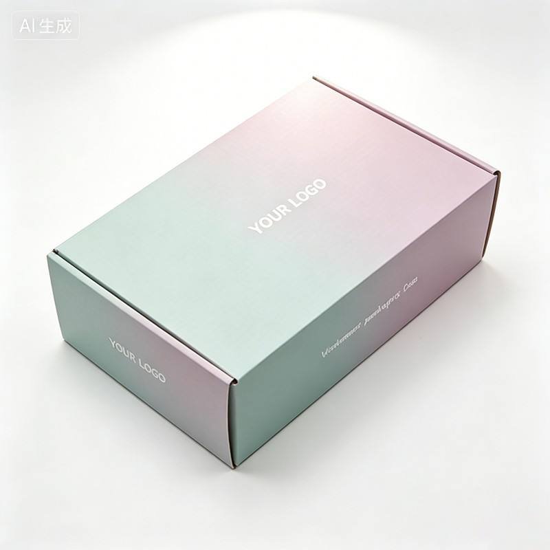 Fashion Shipping Mailer Clothes Underwear Packaging Box Custom logo Corrugated Paper Box Morandi Printing Recycled Paper Boxes - Image 4