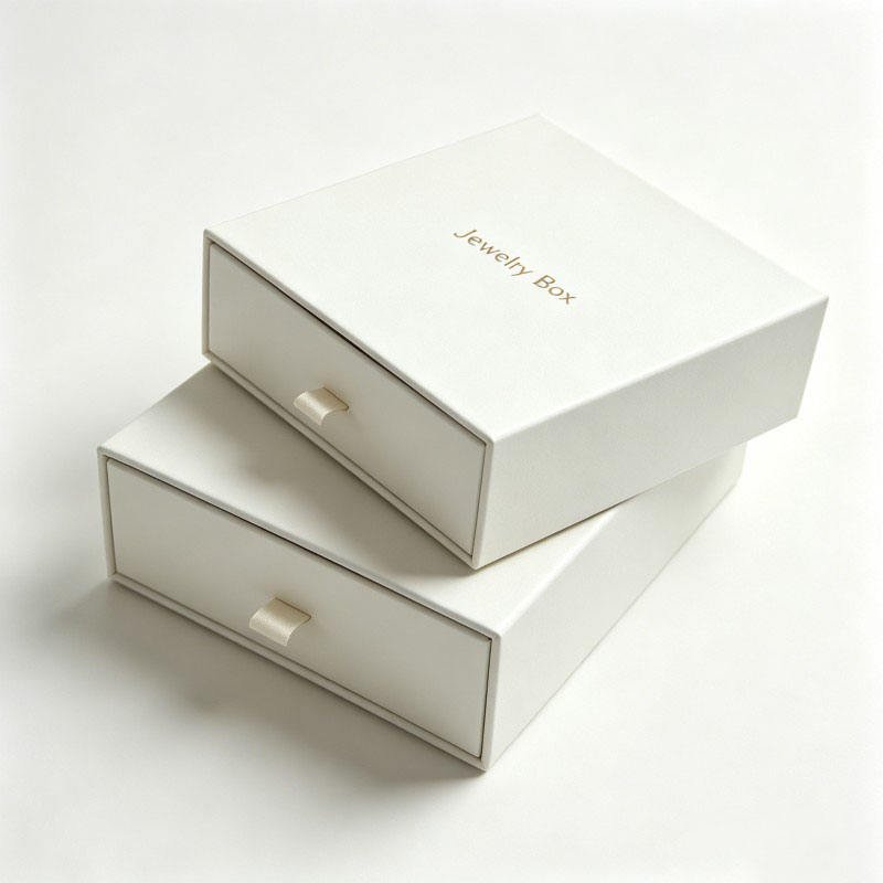 Wholesale Jewelry Box with Inner Tray Bracelets Rings Paper Box Gift Drawer Boxes Customized - Image 4