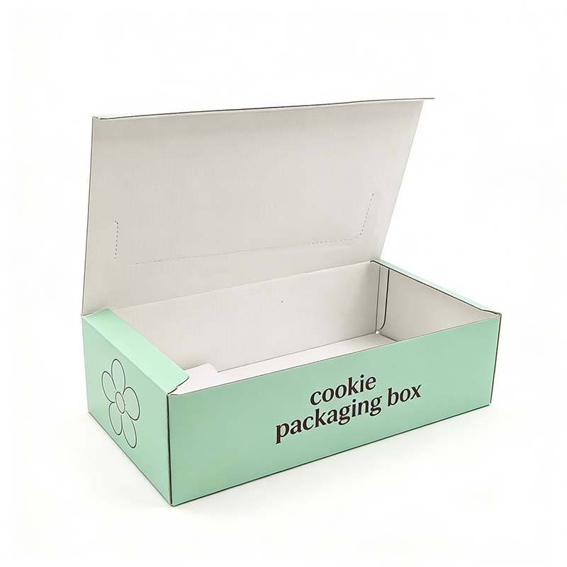 Wholesale Custom Printed Cookie Packaging Box Food Grade Cookie Packaging Paper Box Biodegradable Soy Ink Cookie Cake Boxes - Image 5