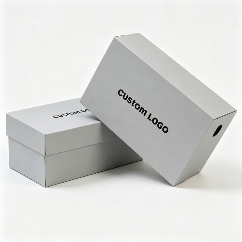Wholesale Corrugated Box for Shoes Durable Material Customized Shoes Packaging Suitable for Leather Shoes and Sports Shoes. - Image 3