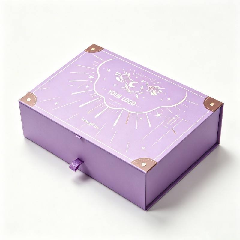 Luxury Drawer Paper Box for Gift Biodegradable Cosmetic Paper Box for Eye Cream Perfume Custom Design Nail Polish Oil Packaging