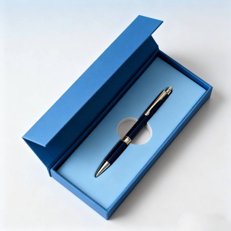 Reusable Elegant Custom Cardboard Gift Box Magnetic Pen Packaging Gift Box Set of Cardboard Paper Box for Small Business - Image 4