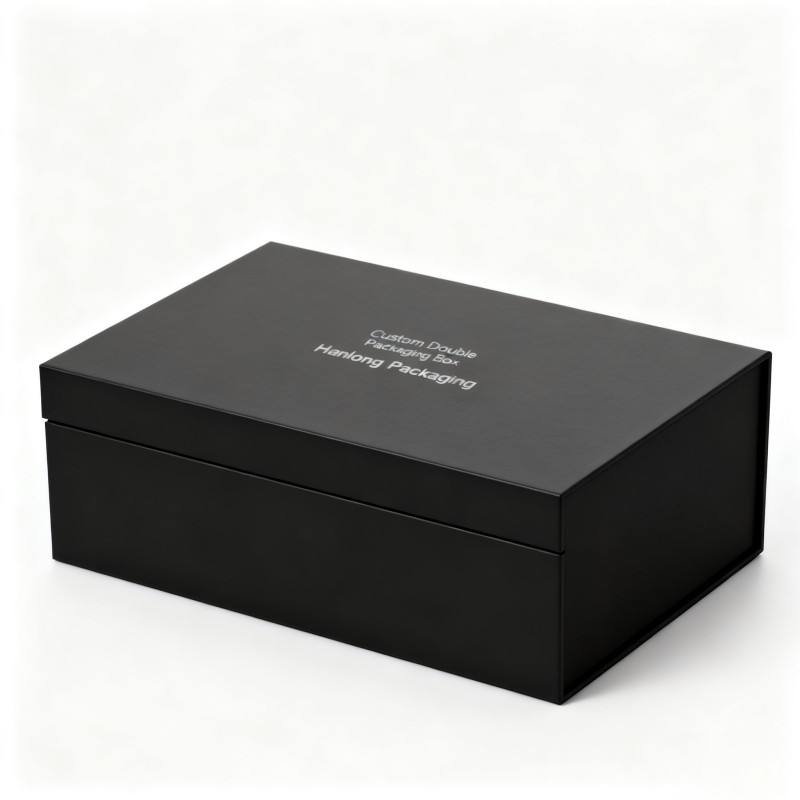 Matt Black Custom Logo Biodegradable Box Wine Magnetic Cardboard Box Packaging With Eva Inset Mailer Boxes - Image 3