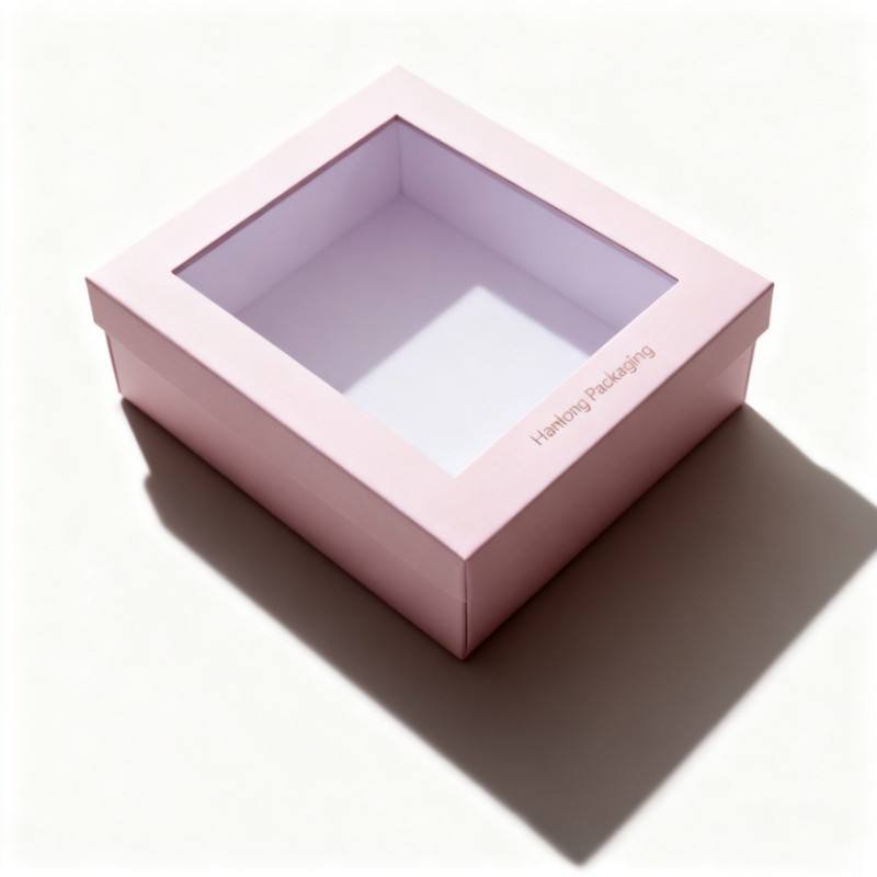 Wholesale Gift Box Package for Cosmetics and Candles Wholesale Gift Box Package for Cosmetics and Candles Soy Ink Pink Box - Image 4
