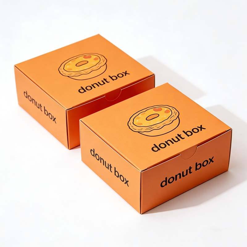 Biodegradable Food Packaging Paper Cake Boxes Recyclable Doughnuts Cakes Cookies Bread Cake Packaging for Gift - Image 6