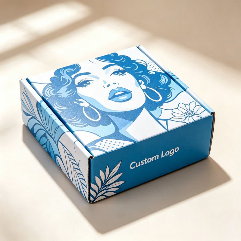 Wholesale Cosmetic Paper Box Lipsticks Set Corrugated Shipping Box Skin Care Products Mailer Box - Image 4