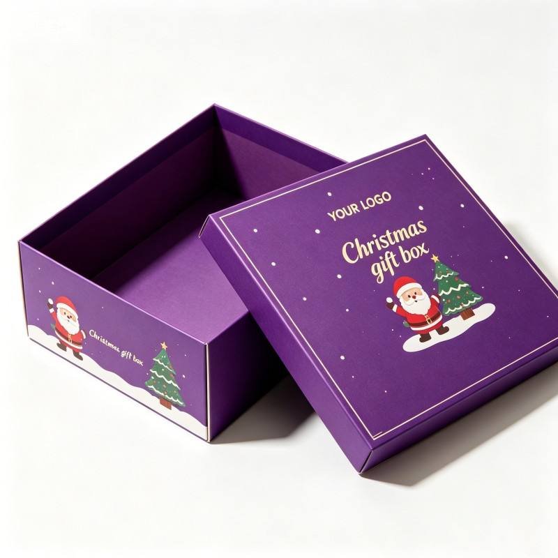 Wholesale Soy Ink Christmas Gift Packaging Mailer Box High Quality Custom Christmas Gift Packaging Box Luxury Gift Box