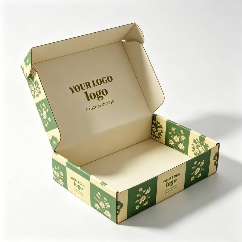 Slim Recyclable Embossed Mailer Box Sustainable Custom Packaging with Matte Laminated Kraft Paper Eco-Friendly Cardboard Box