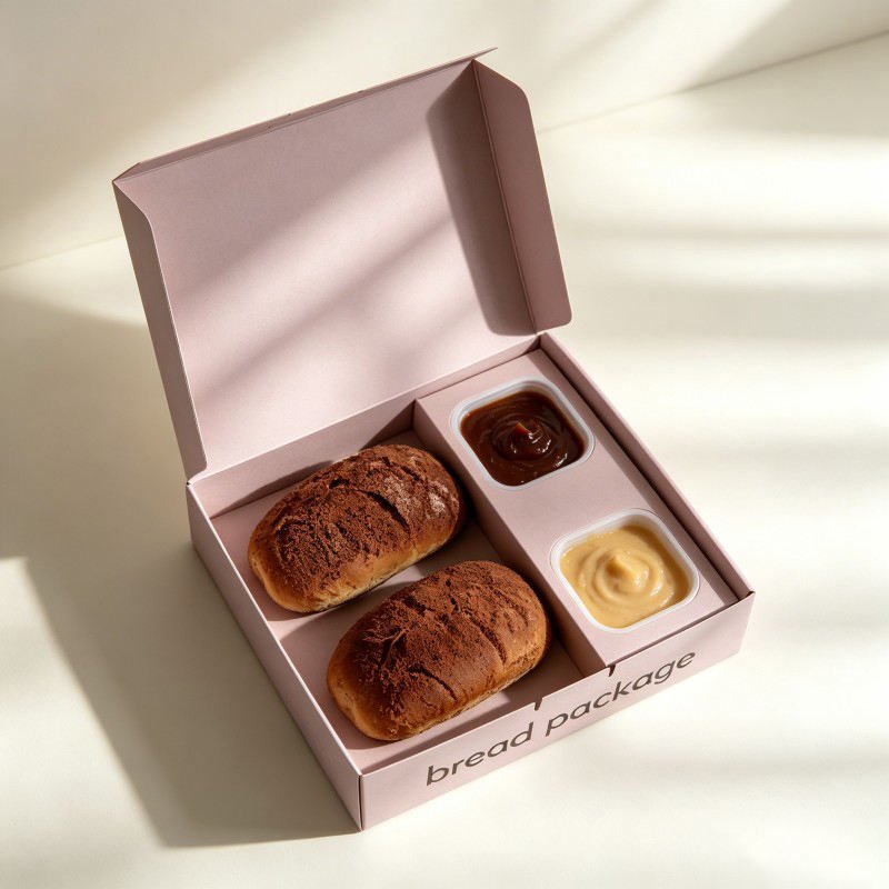 Wholesale Takeout Bakery Sauce Box with Divider Cookies Cakes Bread Package Fast Food Snack Mailing Box - Image 6