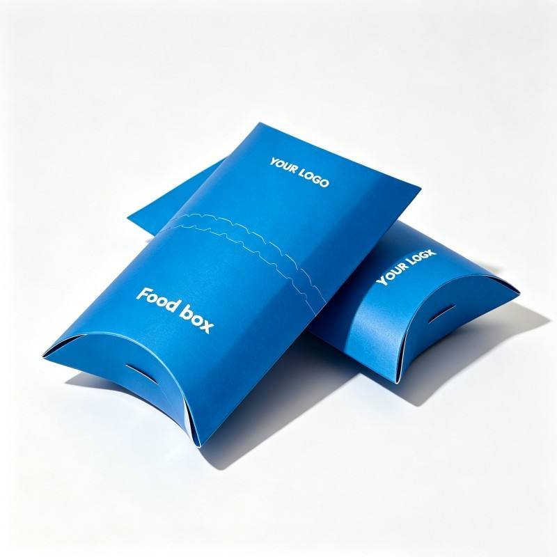 Soy Ink  Disposable Paper Burrito Wrap Fast Food Pillow Shaped Roll Boxes Custom Design Hamburger Snack Box Sandwich Package Box